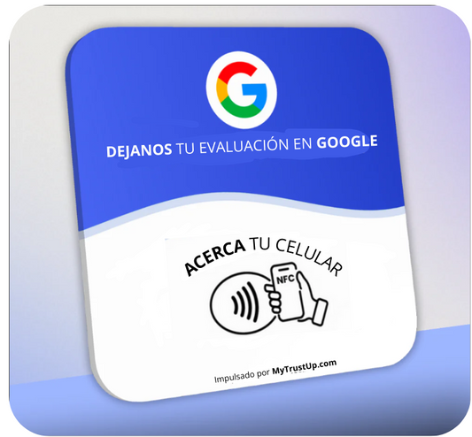 Placa de Opiniones Google